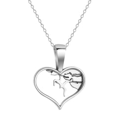 Personality Trend European And American Popular Love Pendant Necklace Jewelry