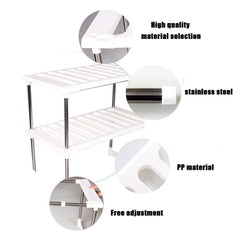 Kitchen shelf retractable shelf