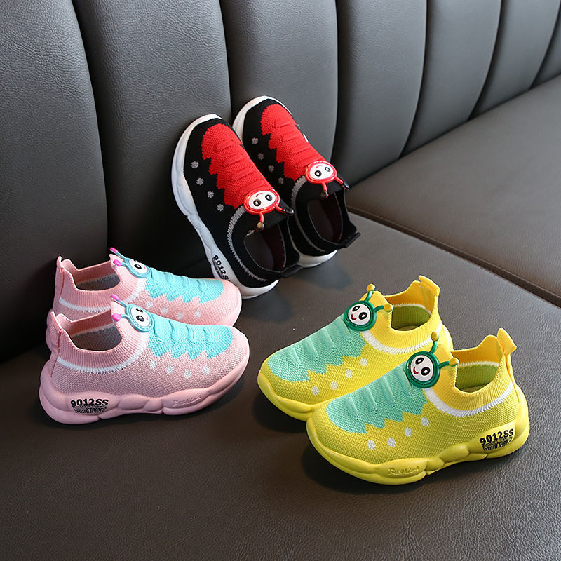 Fashion Baby Girls Boys Sneakers Sport Child Stretch Mesh Shoes