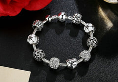 Silver Charm Bracelet