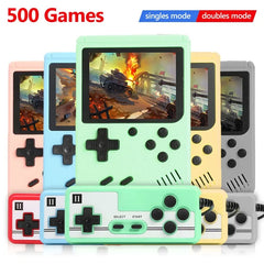 High-quality portable video game console 500 Games Retro Handheld Console for Kids