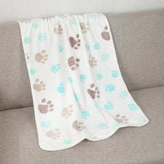 Pet Blanket Dogs And Cats Flannel Blanket Autumn And Winter Warm Blanket Floor Mat