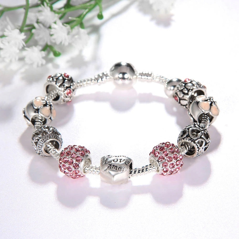 Silver Charm Bracelet