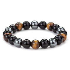 Tiger Eye Stone Bracelet Natural Stone Bracelet