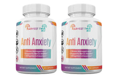 Anti-Anxiety Supplement for Stress Reduction, Cortisol Levels, Relaxation, and Mood Balance