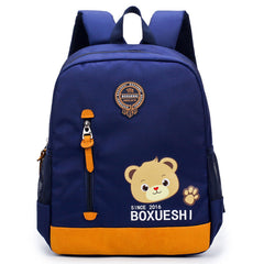 A cartoon bear nursery school schoolbag, schoolbag, schoolboy, boy and boy, baby boy and baby travel bag