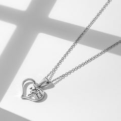 Personality Trend European And American Popular Love Pendant Necklace Jewelry