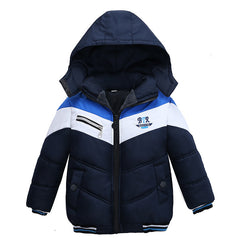 Long Sleeved Hooded Padded Jacket For Boys Hooded Padded Jacket For Boys