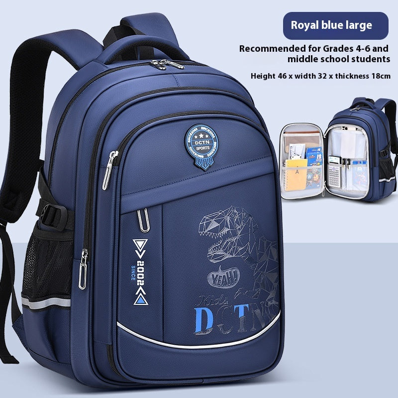 Children's Burden Reduction Multi-compartment Primary School Large Capacity Schoolbag