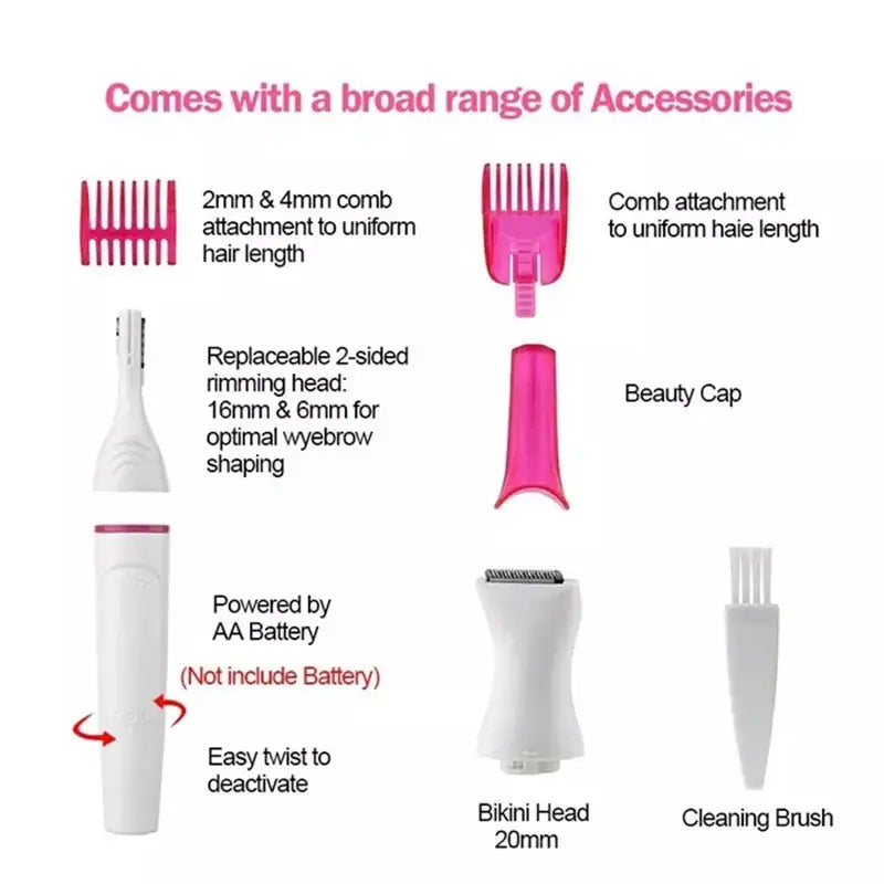 5-In-1 Multifunction Hair Removal Combo