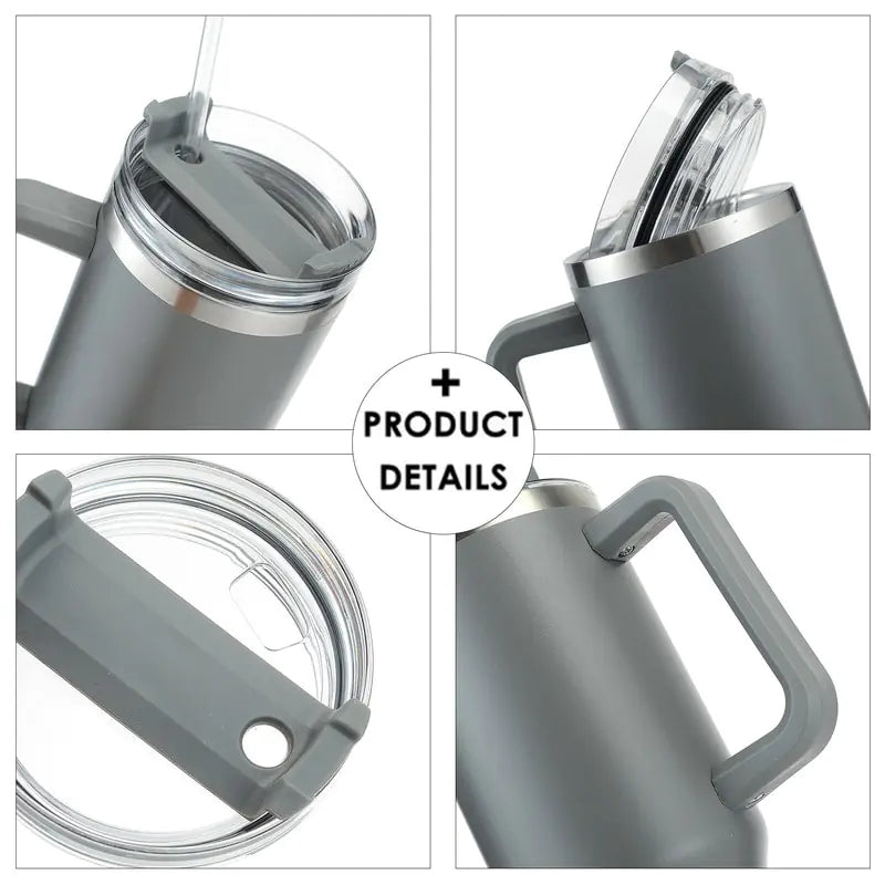 Insulated Tumbler Straw With Handle