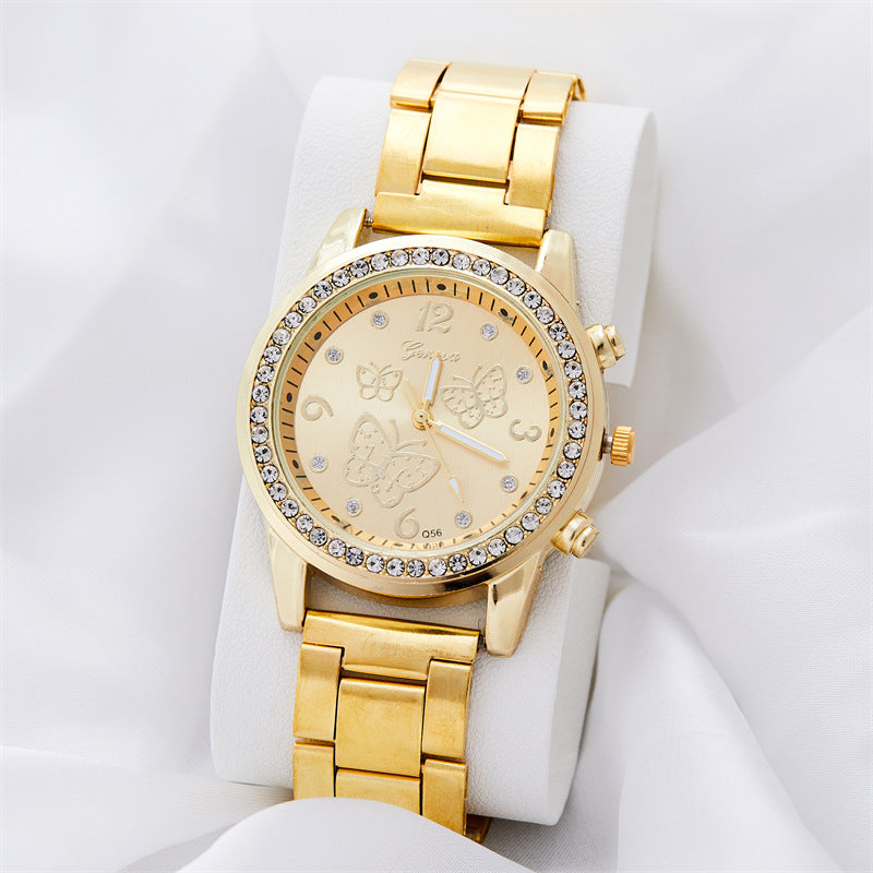 Diamond Embedded Watch Luxury Starry Quartz