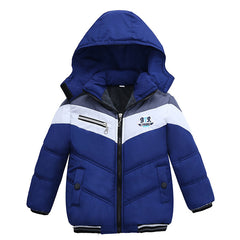 Long Sleeved Hooded Padded Jacket For Boys Hooded Padded Jacket For Boys