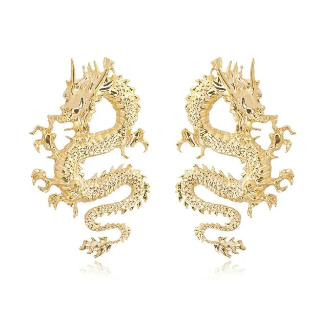 Dragon Long Earrings for Women