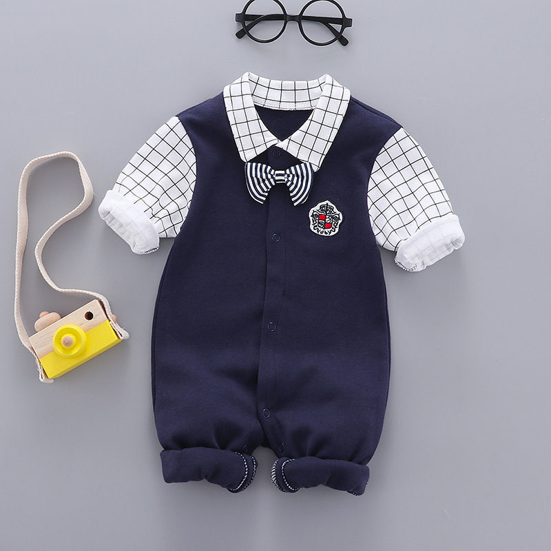 Baby Clothes Cotton Gentleman's Children's Clothes Romper