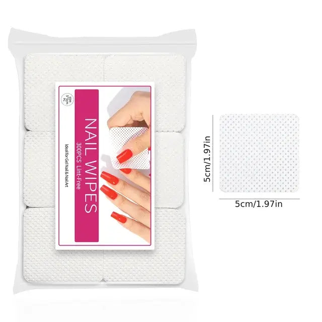 Dissolving Wipes for Nail Polish Removal Non-Woven Pads for Miles Salon