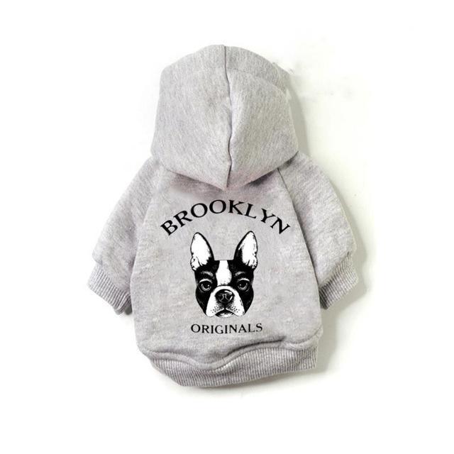 Winter Warm Dog Clothes Cotton Hoodie