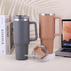 Insulated Tumbler Straw With Handle